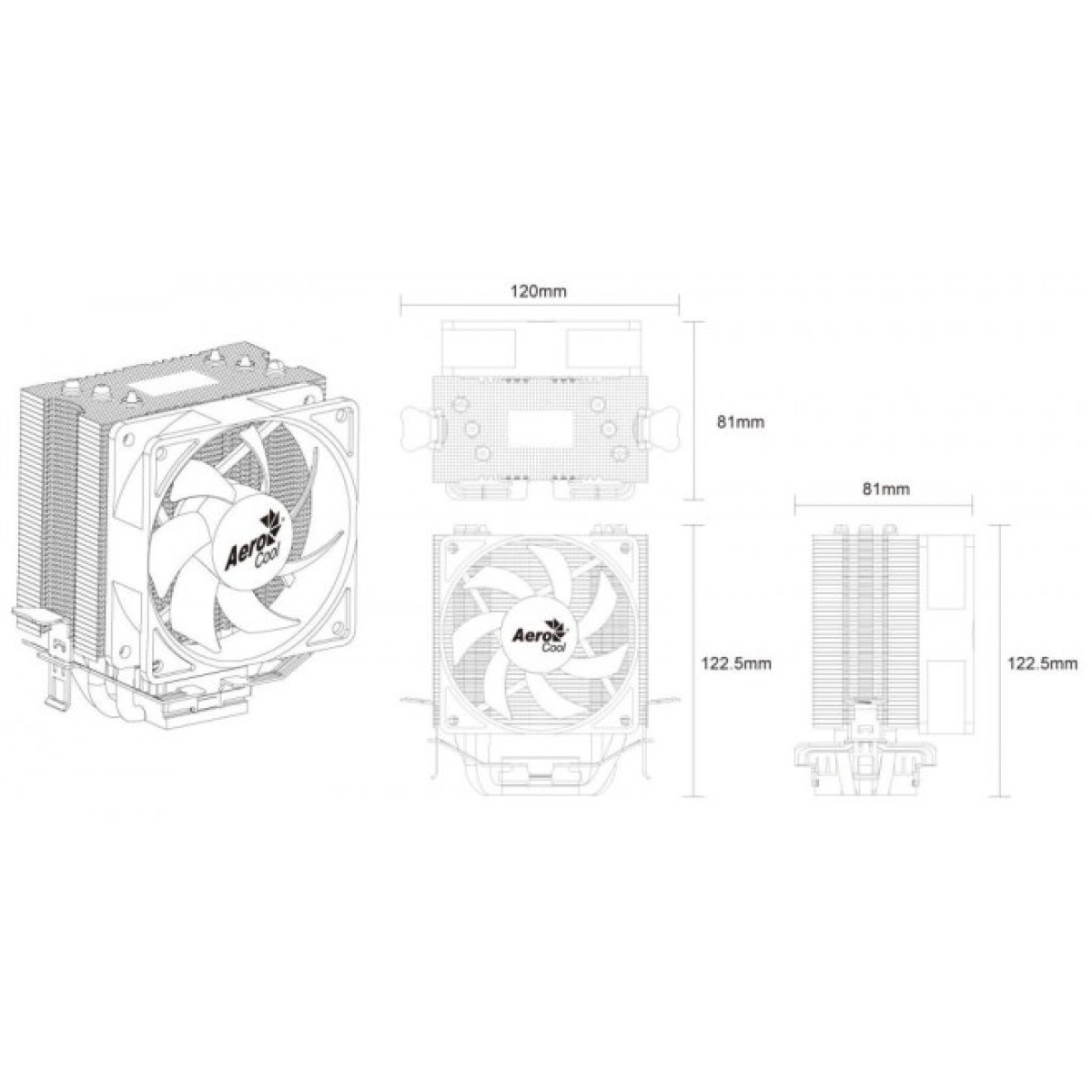 Кулер до процесора AeroCool VERKHO 3 98_98.jpg - фото 3