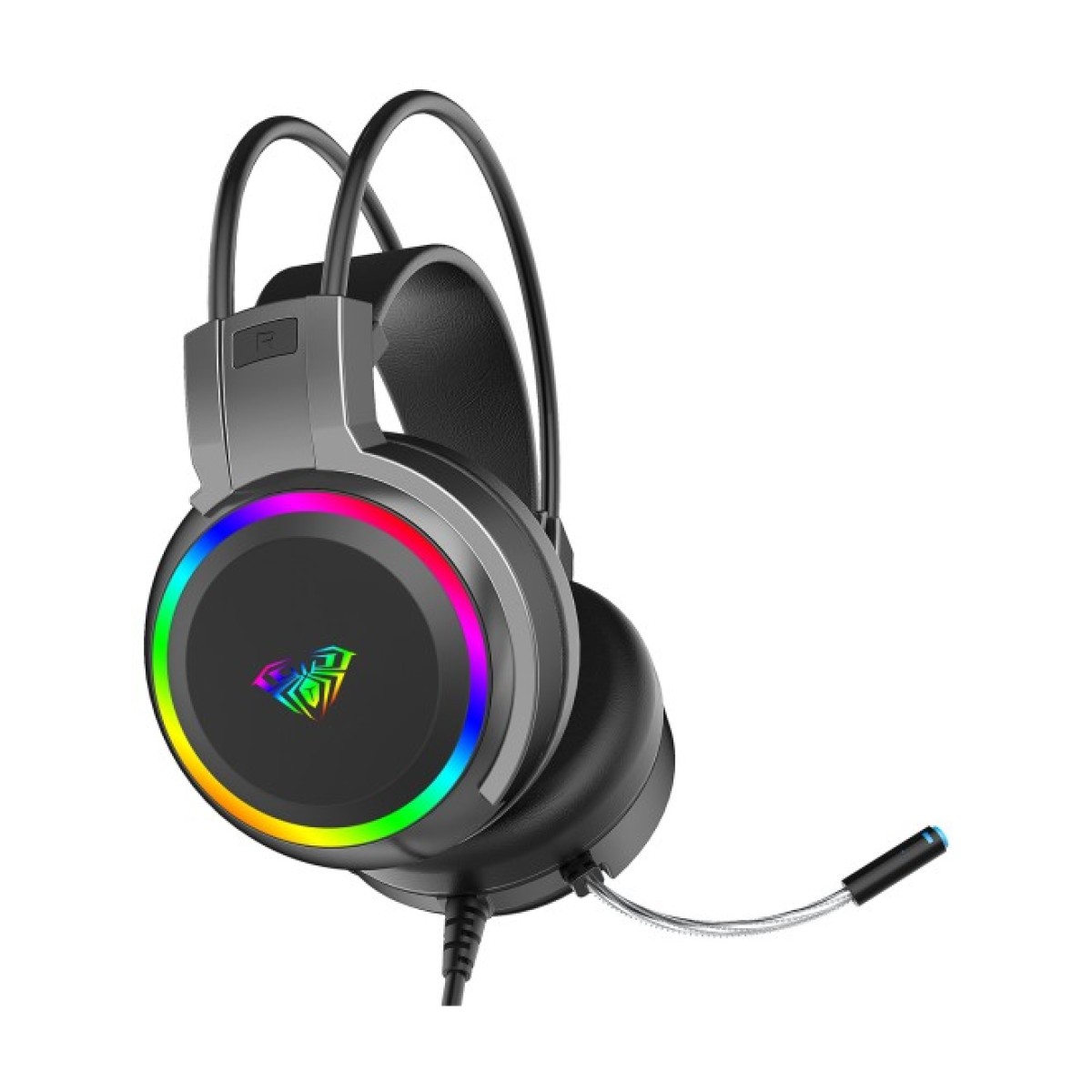 Навушники Aula S608 Wired Gaming Headset 3.5mm*2 + USB Black (6948391235509) 98_98.jpg - фото 2