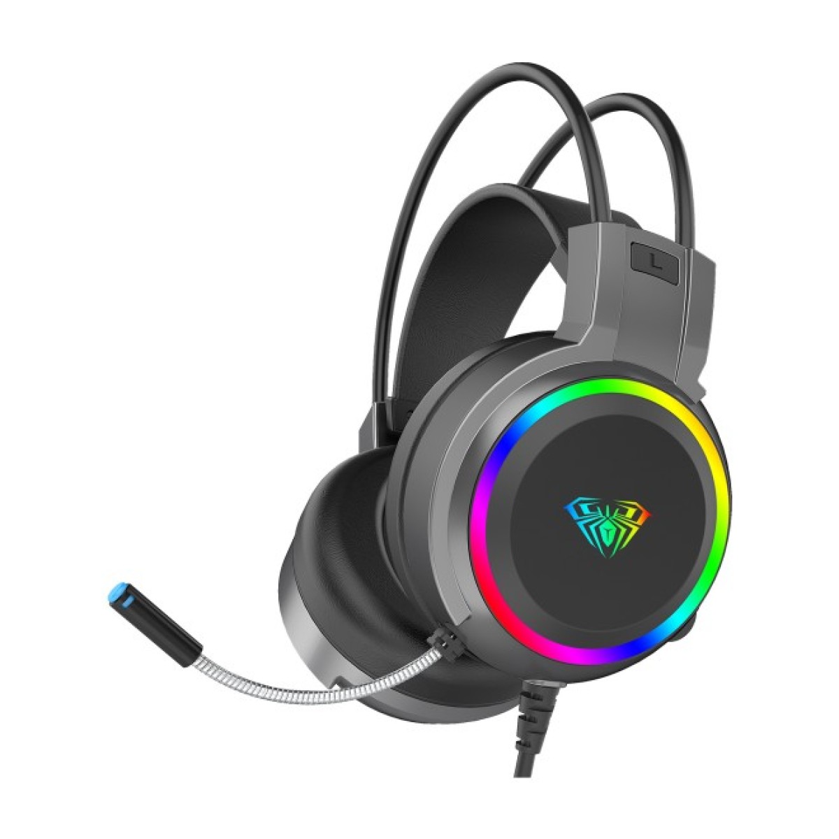 Навушники Aula S608 Wired Gaming Headset 3.5mm*2 + USB Black (6948391235509) 98_98.jpg - фото 1