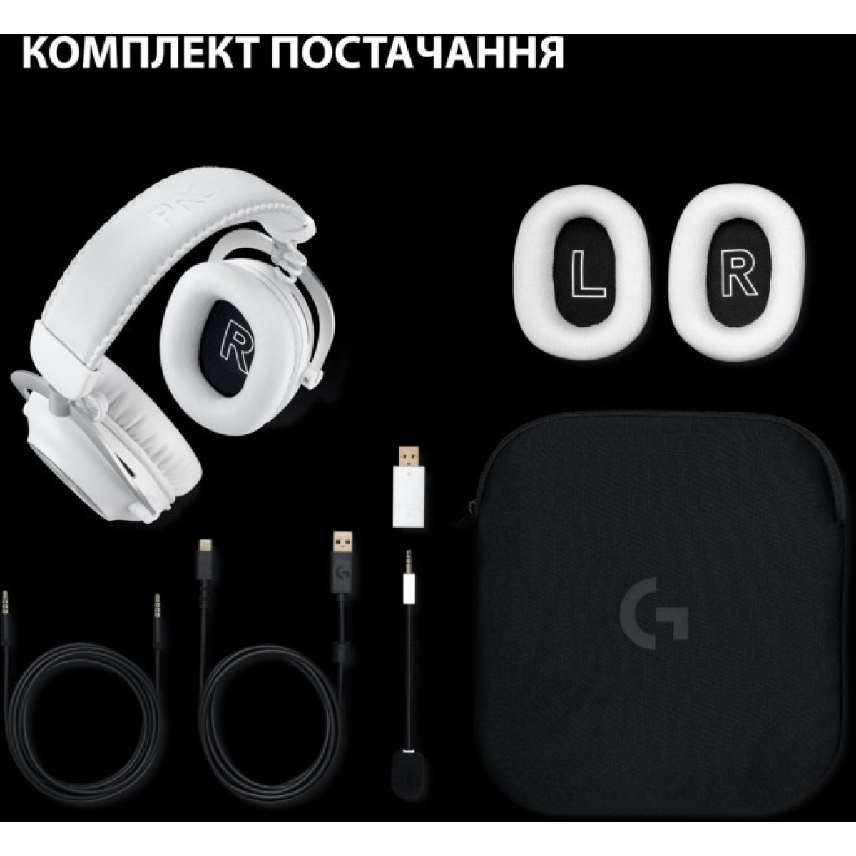 Наушники Logitech G Pro X 2 Lightspeed Wireless White (981-001269) 98_98.jpg - фото 11