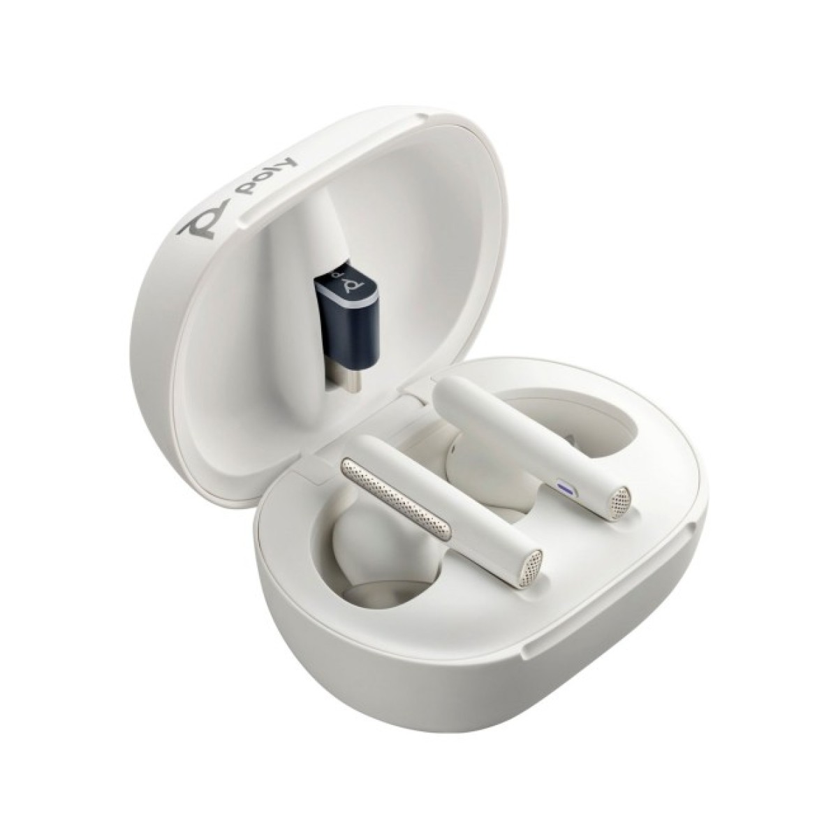 Навушники Poly TWS Voyager Free 60+ Earbuds + BT700C + TSCHC White (7Y8G6AA) 98_98.jpg - фото 2