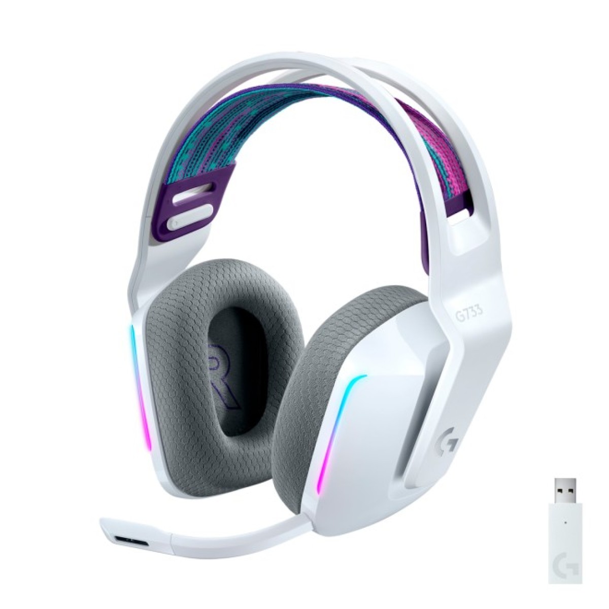 Наушники Logitech G733 Lightspeed Wireless RGB Gaming Headset White (981-000883) 256_256.jpg