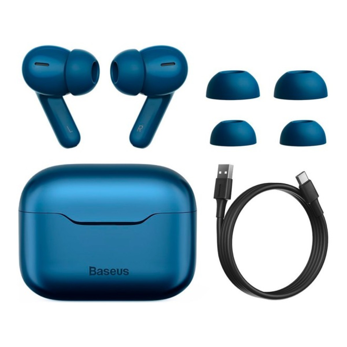 Наушники Baseus SIMU ANC True Wireles Earphones S1 Pro Blue (NGS1P-03) 98_98.jpg - фото 6