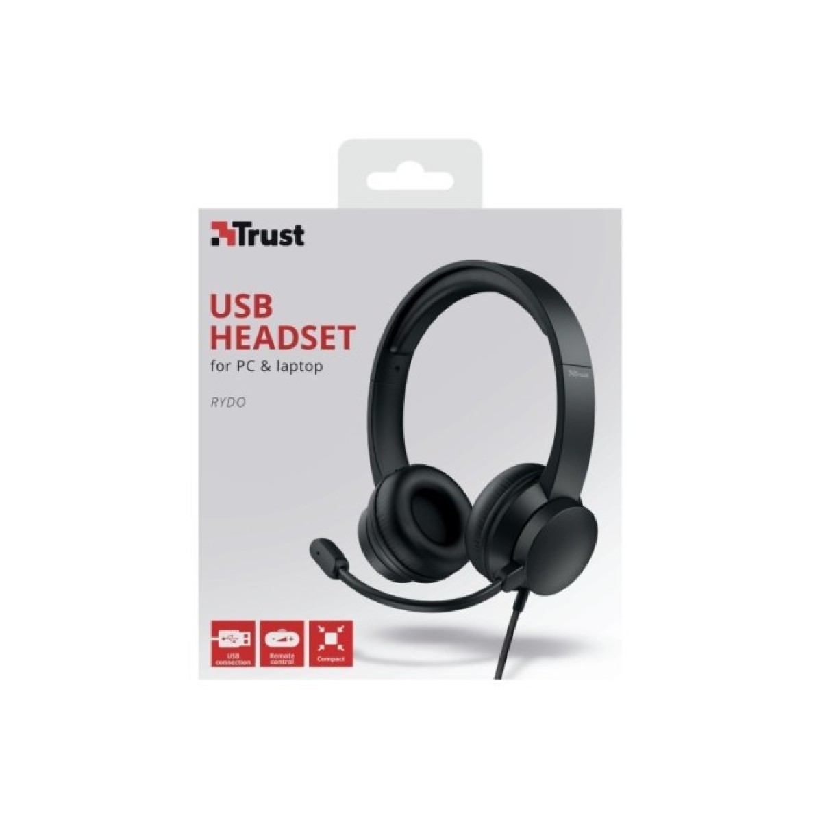 Наушники Trust Rydo On-Ear USB Headset Black (24133) 98_98.jpg - фото 2