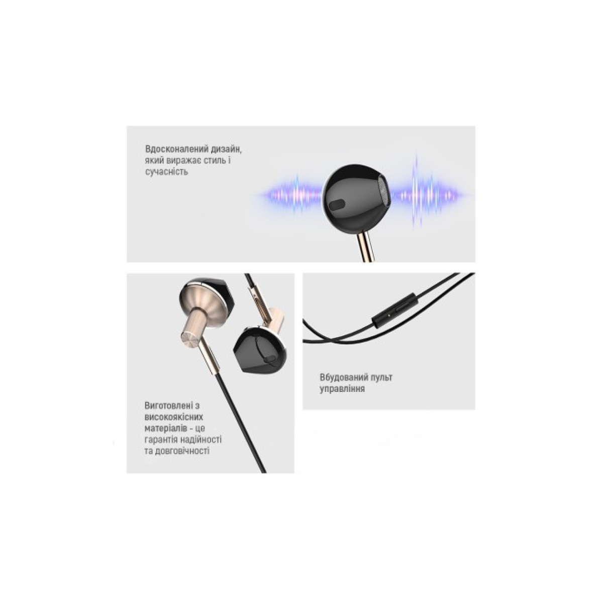 Наушники ColorWay Slim 3.5 mm Wired Earphone Blast 2 Black (CW-WD02BK) 98_98.jpg - фото 4