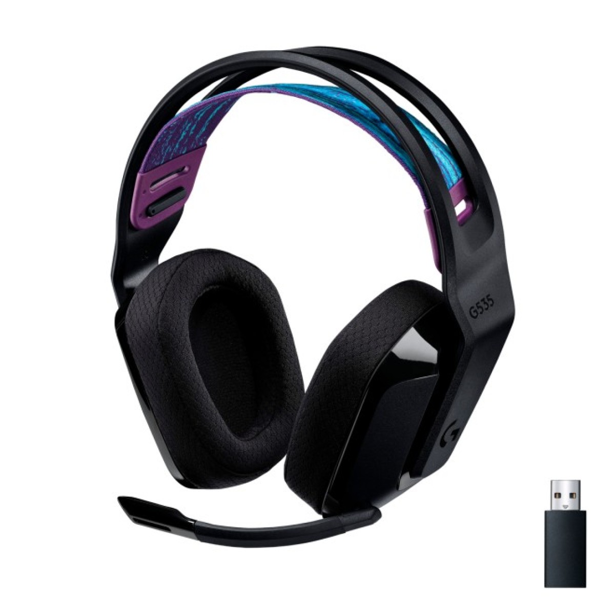 Наушники Logitech G535 Lightspeed Wireless Gaming Headset Black (981-000972) 256_256.jpg