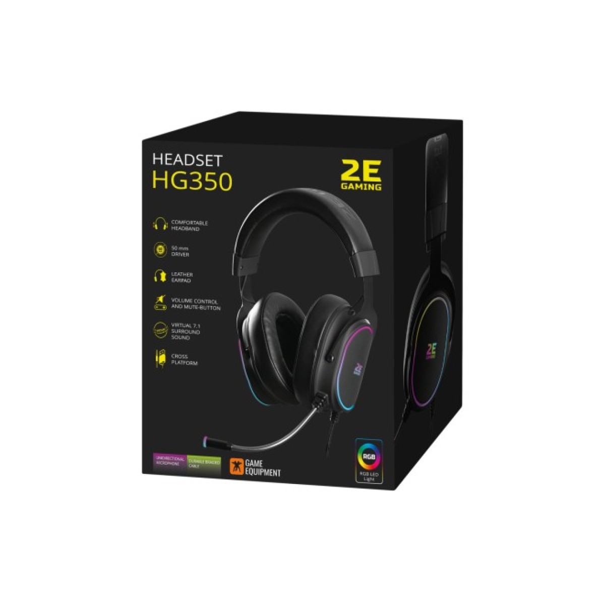 Навушники 2E Gaming HG350 RGB USB 7.1 Black (2E-HG350BK-7.1) 98_98.jpg - фото 8