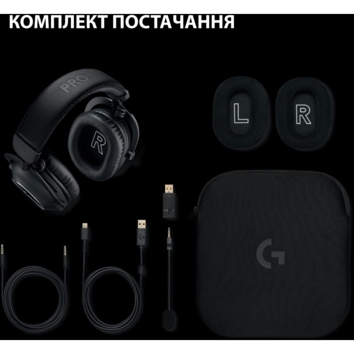 Наушники Logitech G Pro X 2 Lightspeed Wireless Black (981-001263) 98_98.jpg - фото 7