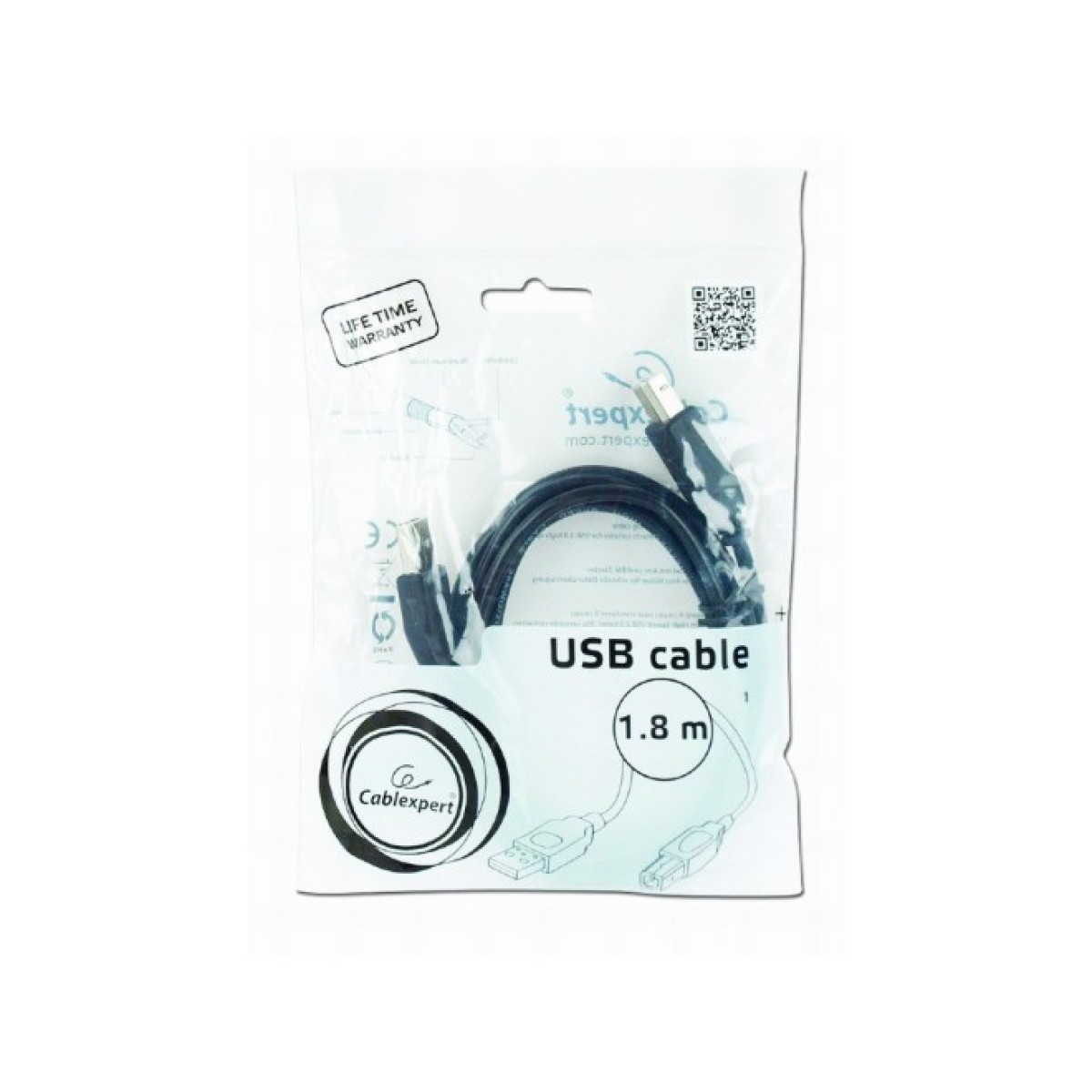 Кабель для принтера USB 2.0 AM/BM 1.8m Cablexpert (CCBP-USB2-AMBM-6) 98_98.jpg - фото 2