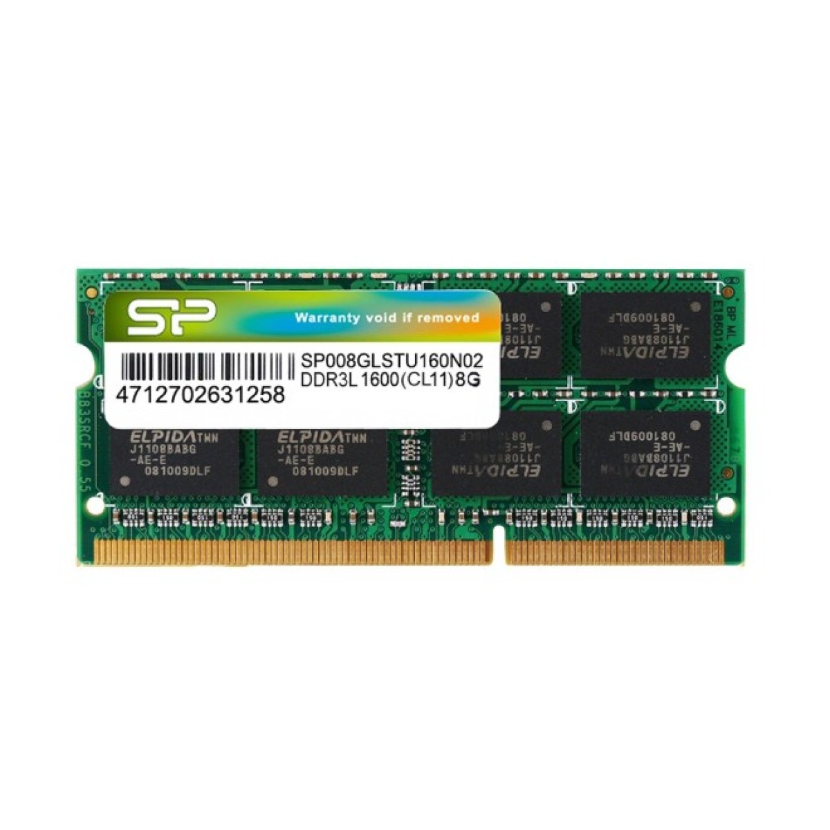 Модуль пам'яті для ноутбука SoDIMM DDR3L 8GB 1600 MHz Silicon Power (SP008GLSTU160N02) 256_256.jpg
