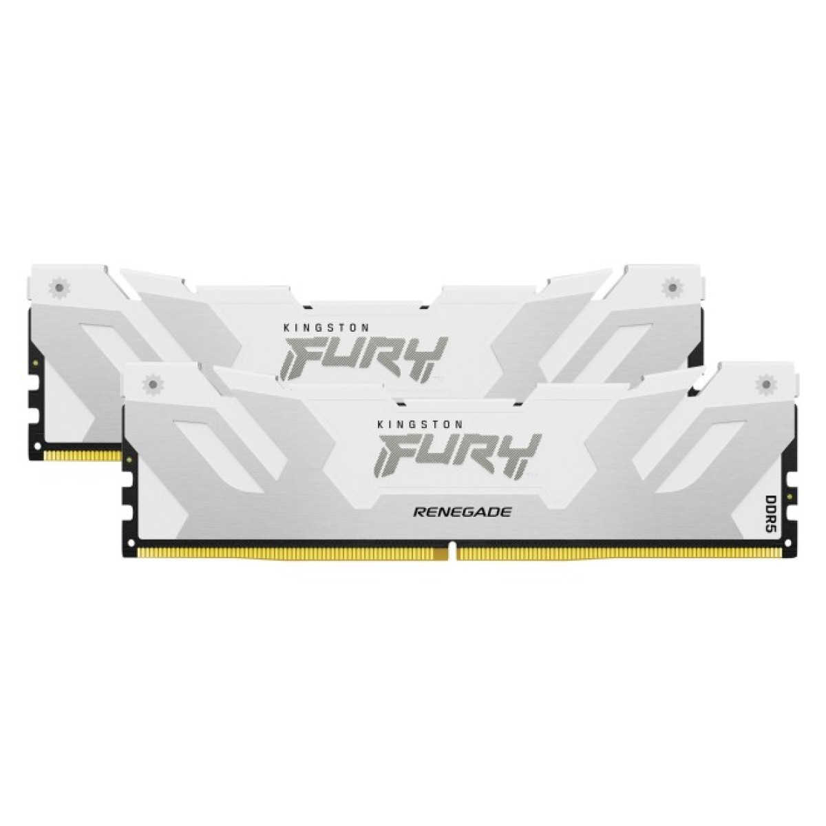 Модуль пам'яті для комп'ютера DDR5 32GB (2x16GB) 7600 MHz Renegade White XMP Kingston Fury (ex.HyperX) (KF576C38RWK2-32) 98_98.jpg - фото 2