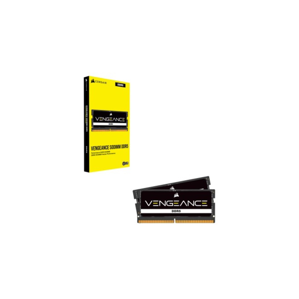 Модуль памяти для ноутбука SoDIMM DDR5 64GB (2x32GB) 4800 MHzPro Overclocking Corsair (CMSX64GX5M2A4800C40) 98_98.jpg - фото 2