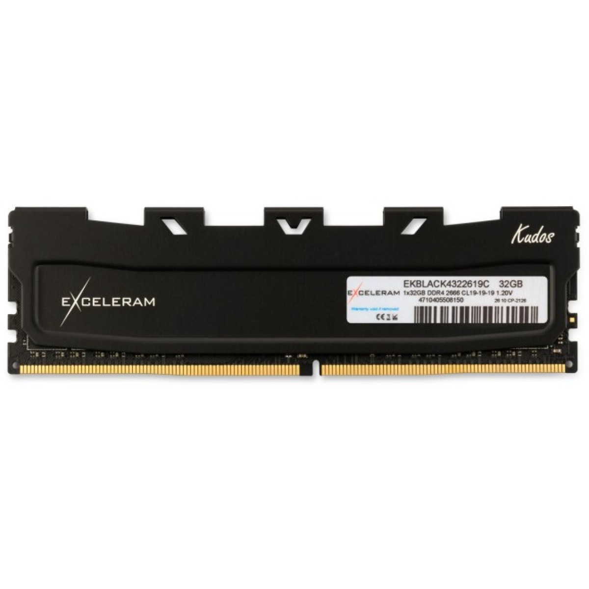 Модуль памяти для компьютера DDR4 32GB 2666 MHz Black Kudos eXceleram (EKBLACK4322619C) 256_256.jpg