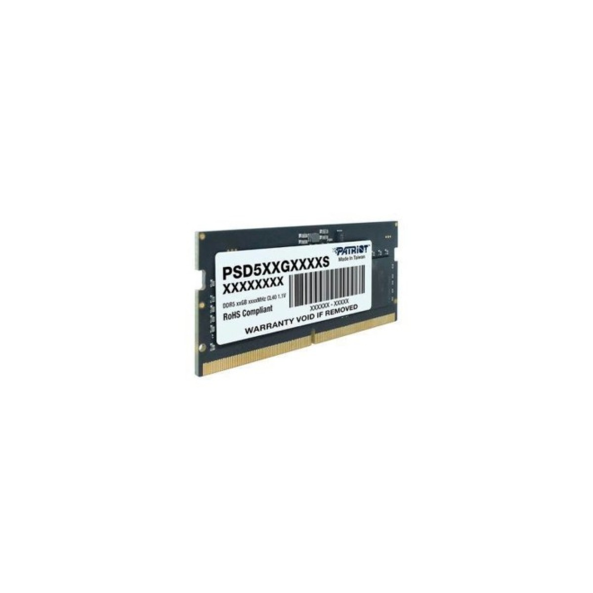 Модуль памяти для ноутбука SoDIMM DDR5 16GB 4800 MHz Patriot (PSD516G480081S) 98_98.jpg - фото 3