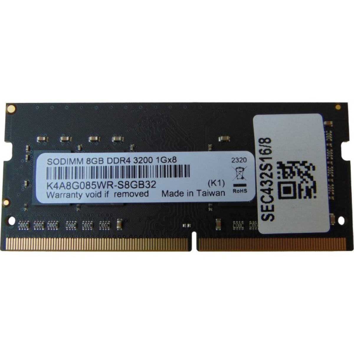 Модуль пам'яті для ноутбука SoDIMM DDR4 8GB 3200 MHz Samsung (SEC432S16/8) 256_256.jpg
