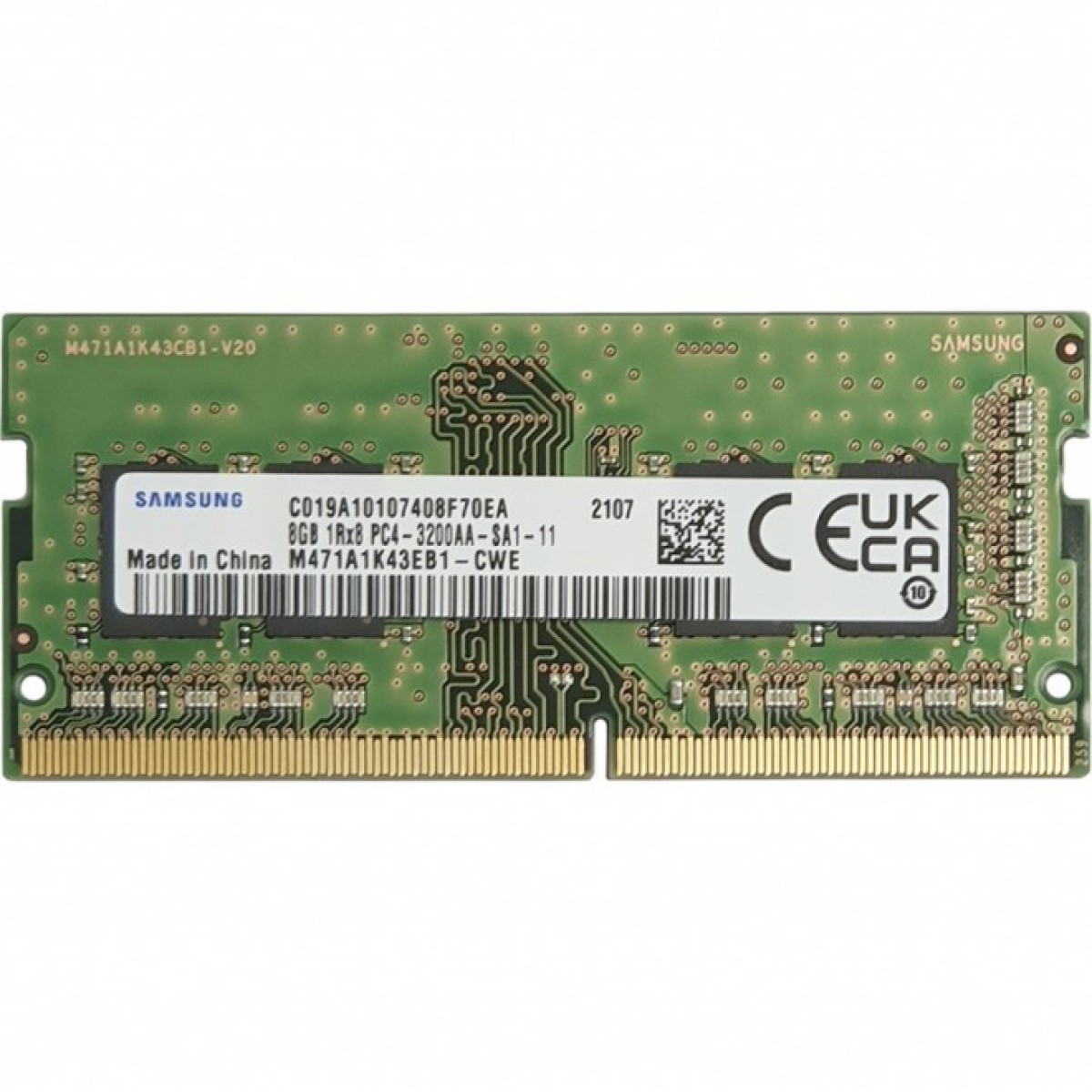 Модуль пам'яті для ноутбука SoDIMM DDR4 8GB 3200 MHz Samsung (M471A1K43EB1-CWE) 256_256.jpg