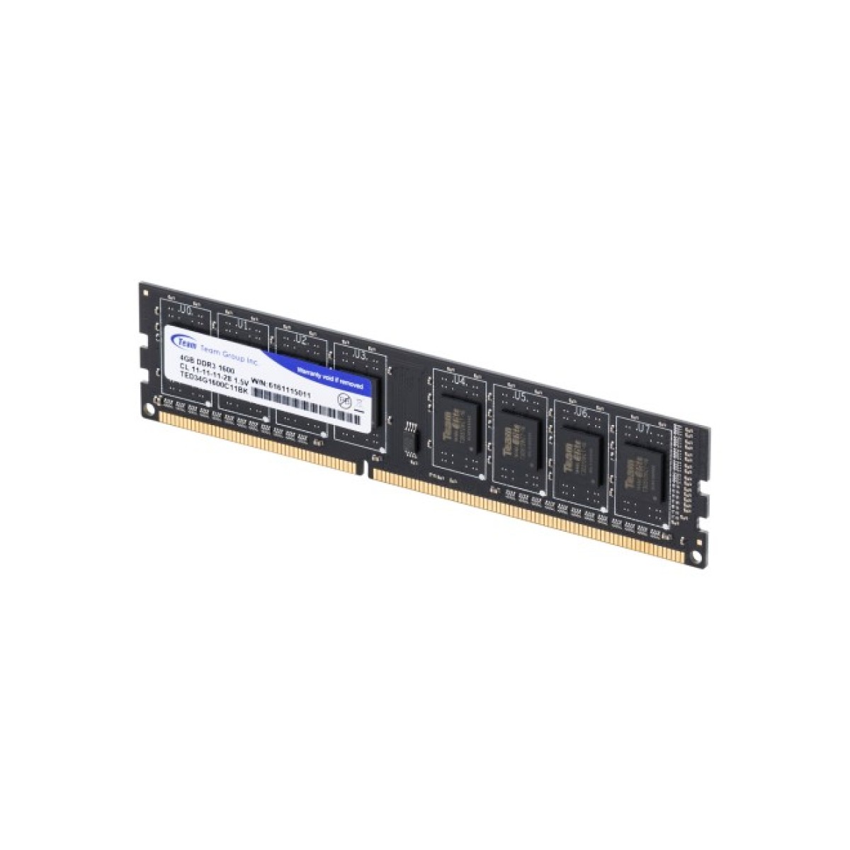 Модуль памяти для компьютера DDR3 4GB 1600 MHz Team (TED34GM1600C1101 / TED34G1600C1101) 98_98.jpg - фото 2