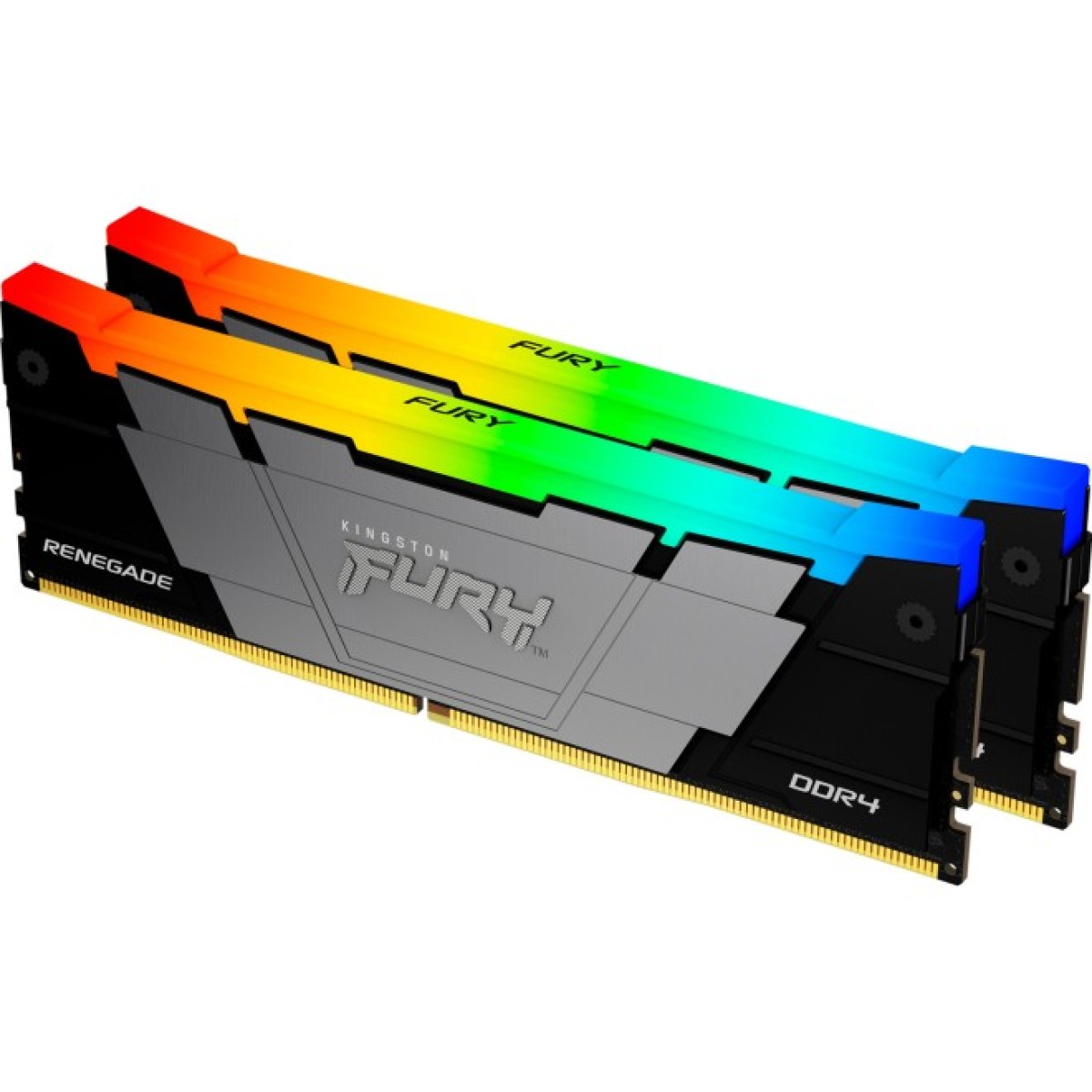 Модуль памяти для компьютера DDR4 16GB (2x8GB) 3200 MHz Renegate RGB Kingston Fury (ex.HyperX) (KF432C16RB2AK2/16) 98_98.jpg - фото 3