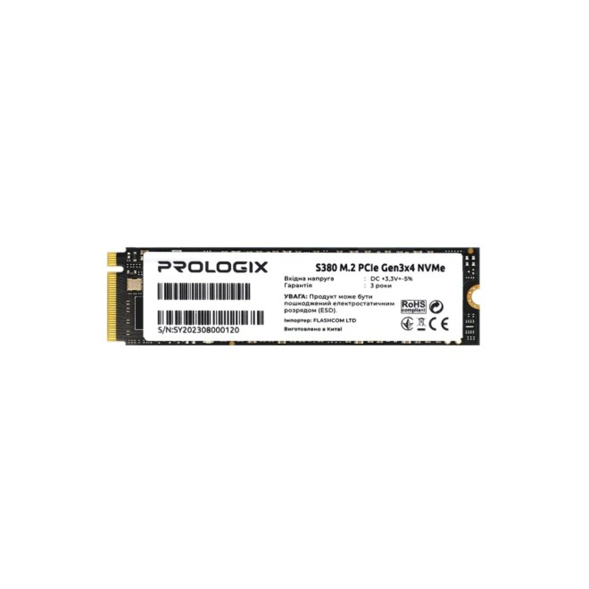 Накопичувач SSD M.2 2280 512GB Prologix (PRO512GS380) 256_256.jpg