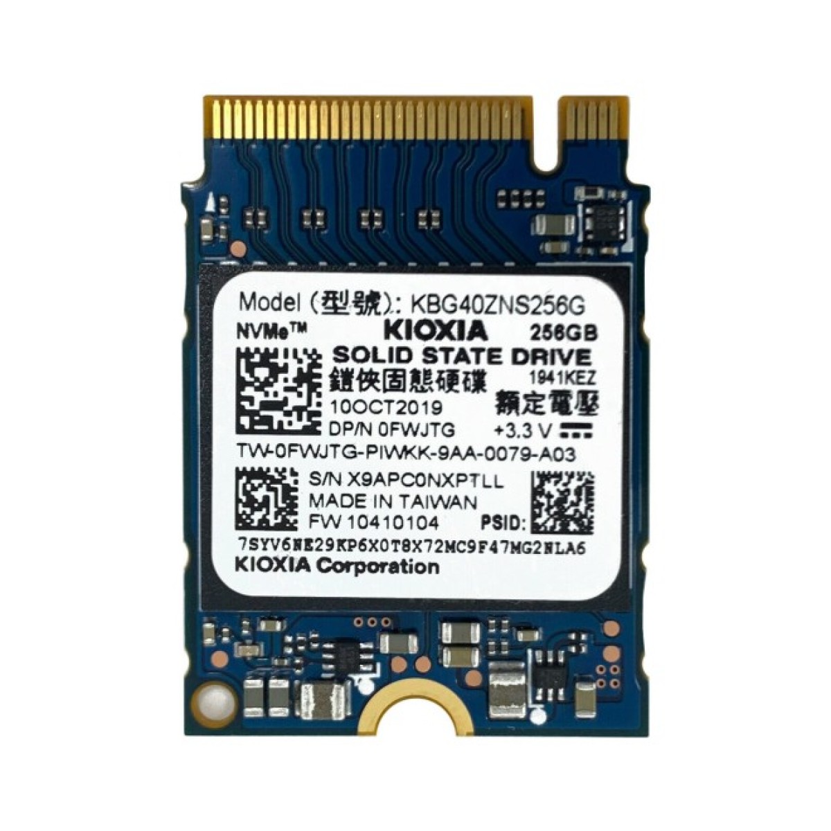 Накопитель SSD M.2 2230 256GB Kioxia (KBG40ZNS256G) 256_256.jpg