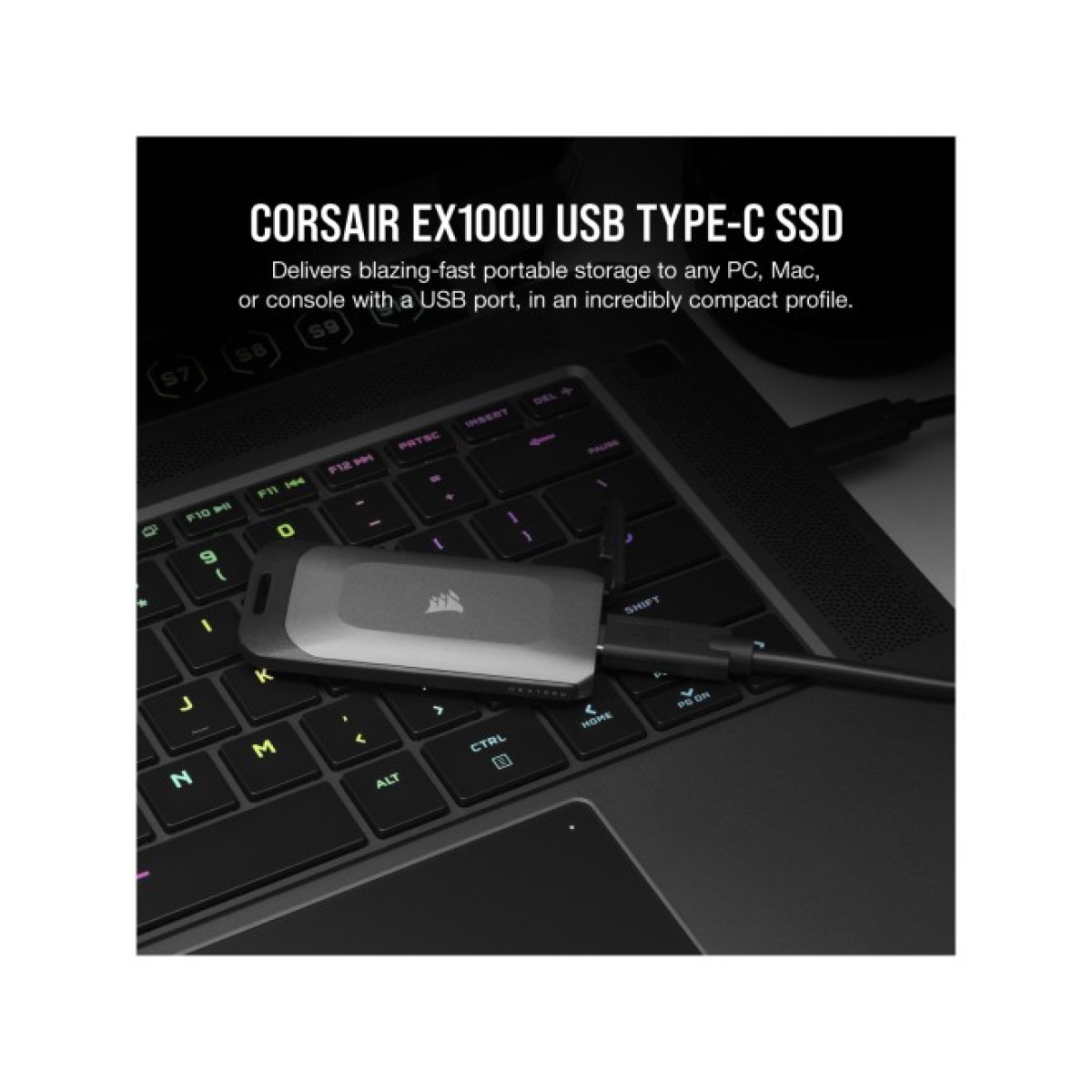 Накопитель SSD USB 3.2 2TB Corsair (CSSD-EX100U2TB) 98_98.jpg - фото 6