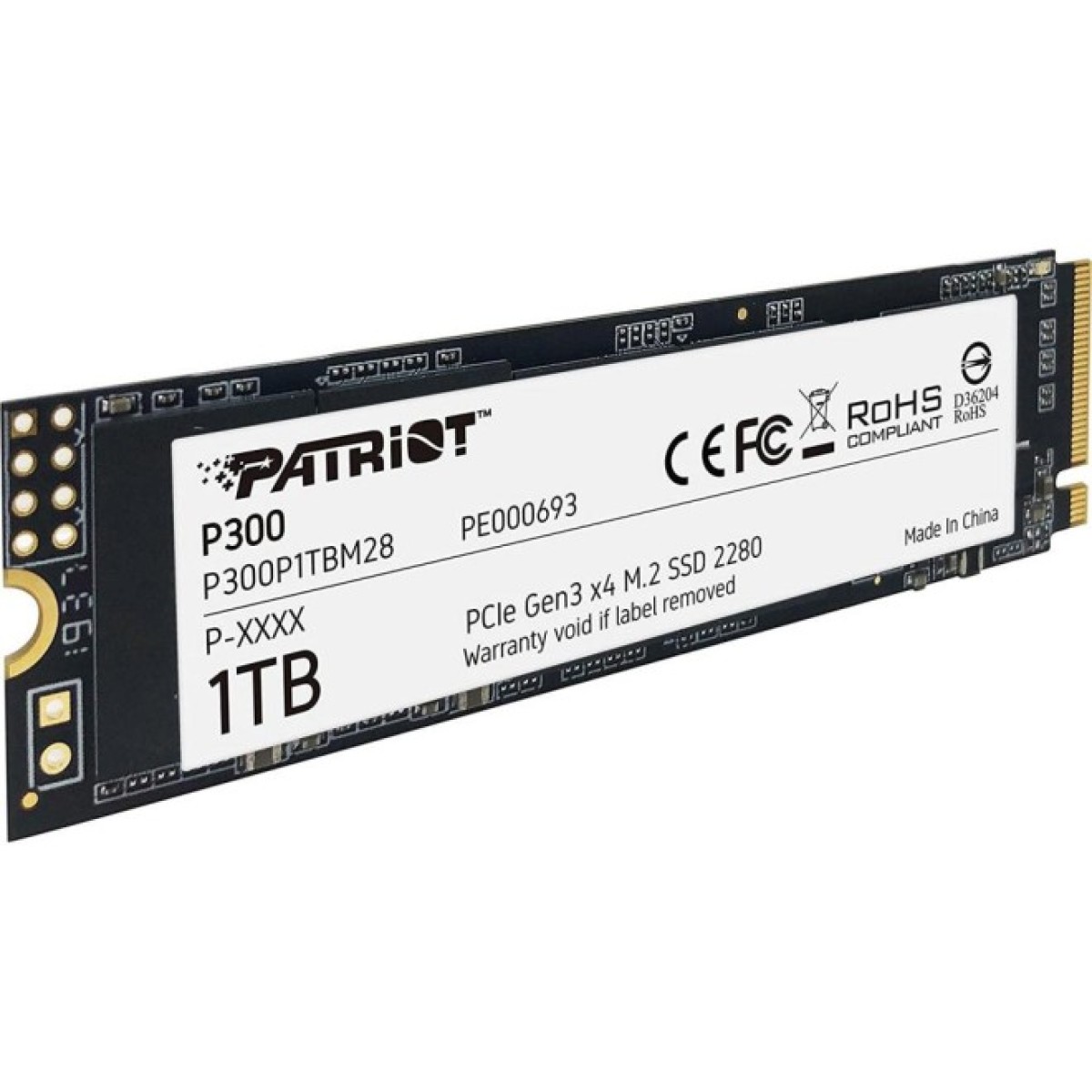 Накопичувач SSD M.2 2280 1TB Patriot (P300P1TBM28) 98_98.jpg - фото 2