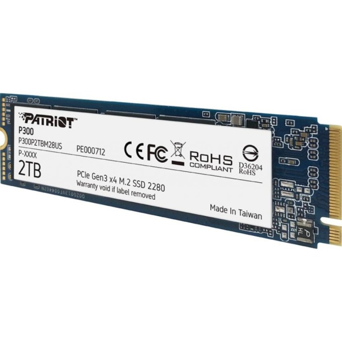 Накопичувач SSD M.2 2280 2TB Patriot (P300P2TBM28) 98_98.jpg - фото 4