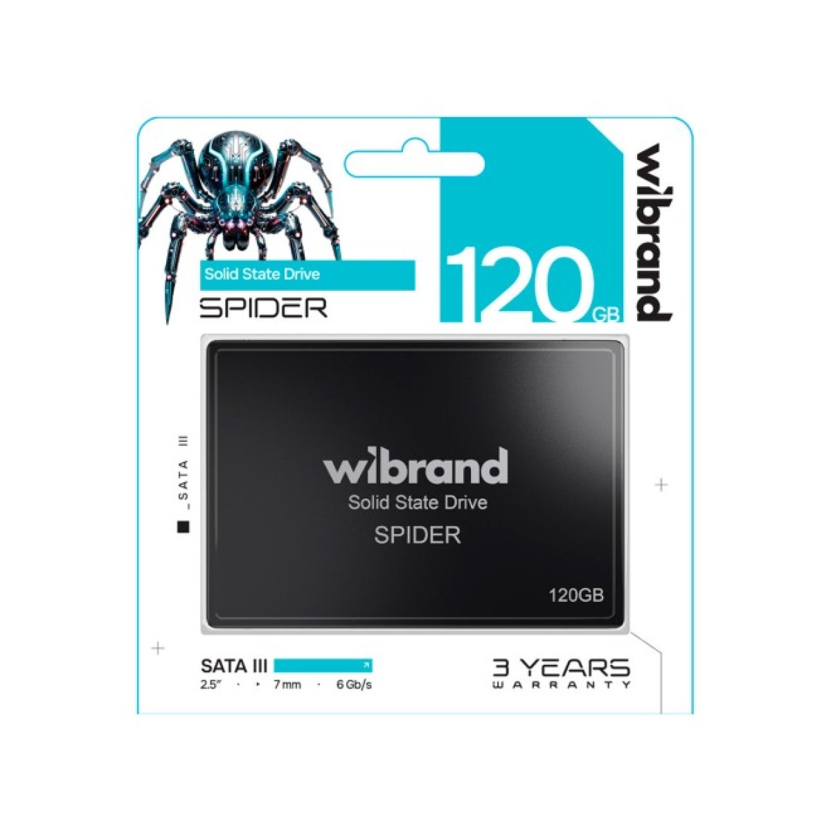 Накопичувач SSD 2.5" 120GB Spider Wibrand (WI2.5SSD/SP120GB) 98_98.jpg - фото 2