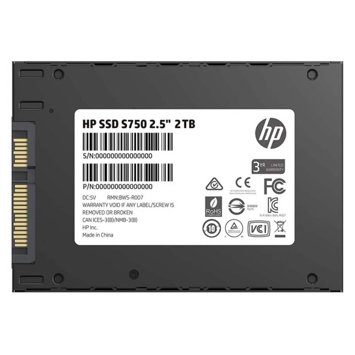 Накопичувач SSD 2.5" 2TB S750 HP (1R9T8AA) 98_98.jpg - фото 4