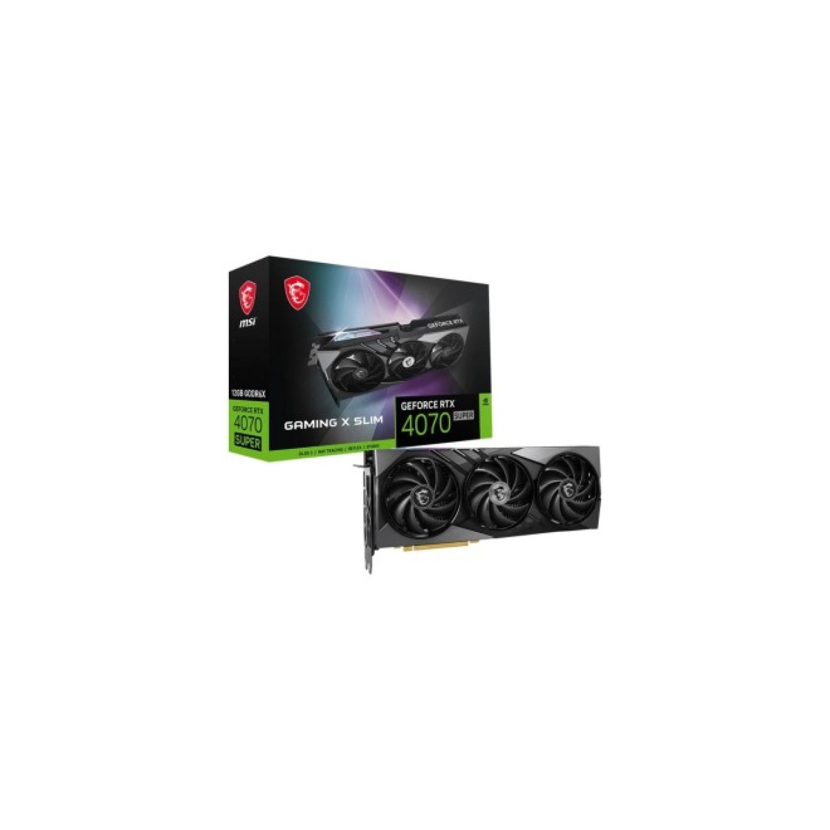 Відеокарта MSI GeForce RTX4070 SUPER 12Gb GAMING X SLIM (RTX 4070 SUPER 12G GAMING X SLIM) 98_98.jpg - фото 3