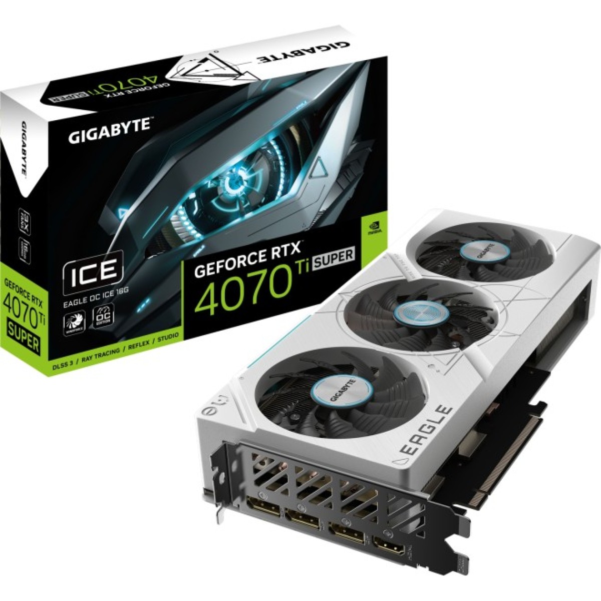 Видеокарта GIGABYTE GeForce RTX4070Ti SUPER 16Gb EAGLE ICE OC (GV-N407TSEAGLEOC ICE-16GD) 98_98.jpg - фото 5