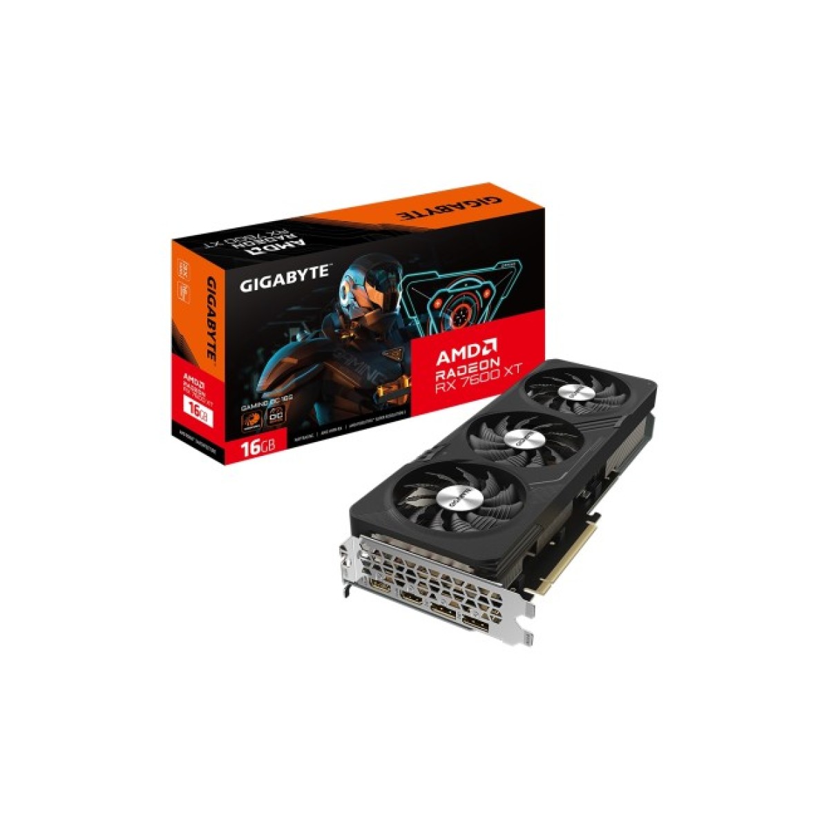 Відеокарта GIGABYTE Radeon RX 7600 XT 16Gb GAMING OC (GV-R76XTGAMING OC-16GD) 98_98.jpg - фото 4