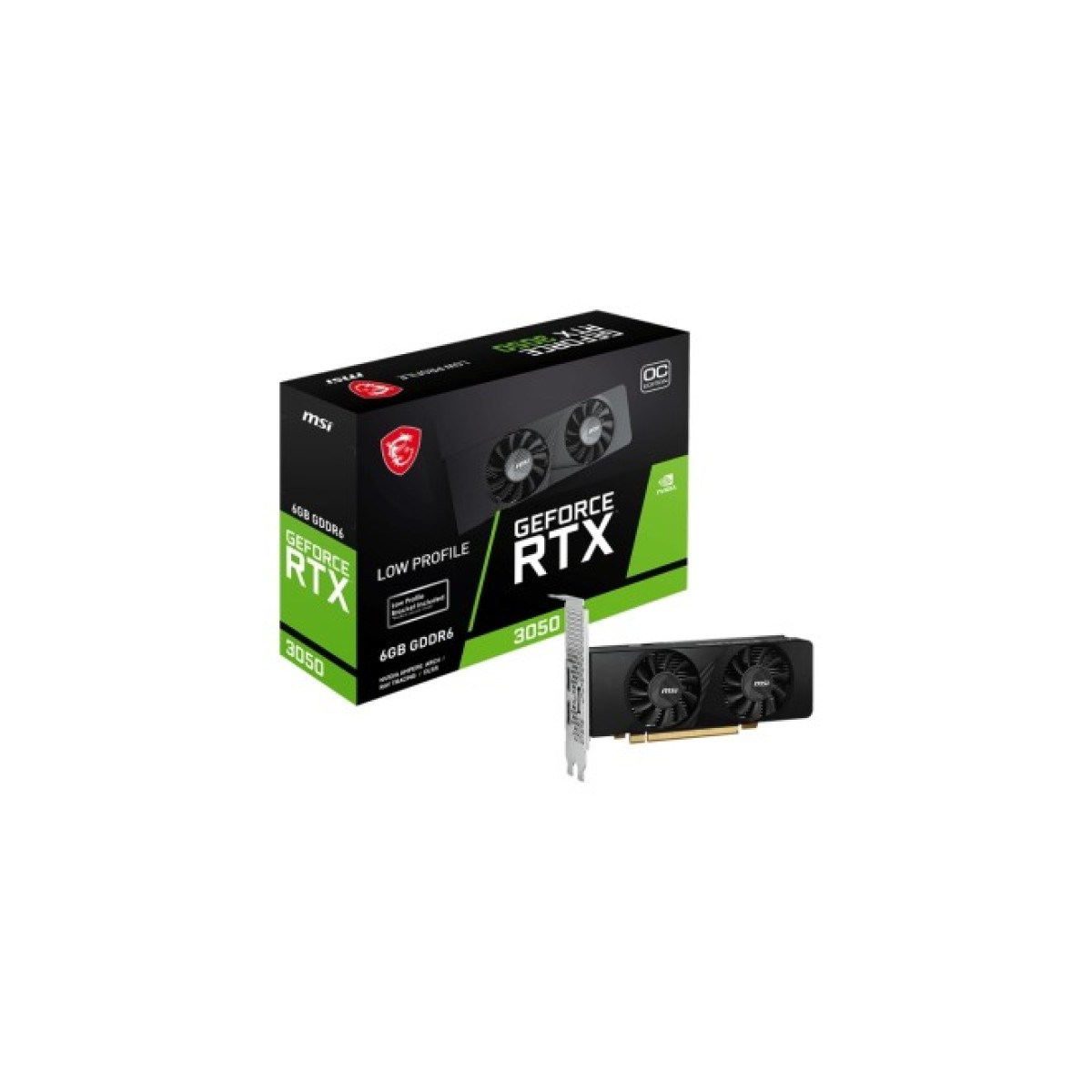 Відеокарта MSI GeForce RTX3050 6Gb LP OC (RTX 3050 LP 6G OC) 98_98.jpg - фото 3