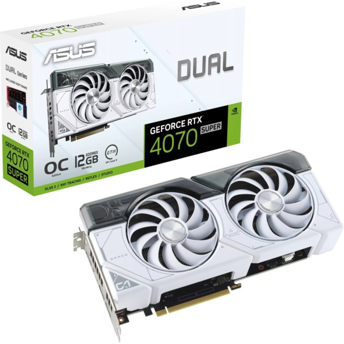 Видеокарта ASUS GeForce RTX4070 SUPER 12Gb DUAL OC WHITE (DUAL-RTX4070S-O12G-WHITE) 98_98.jpg - фото 8