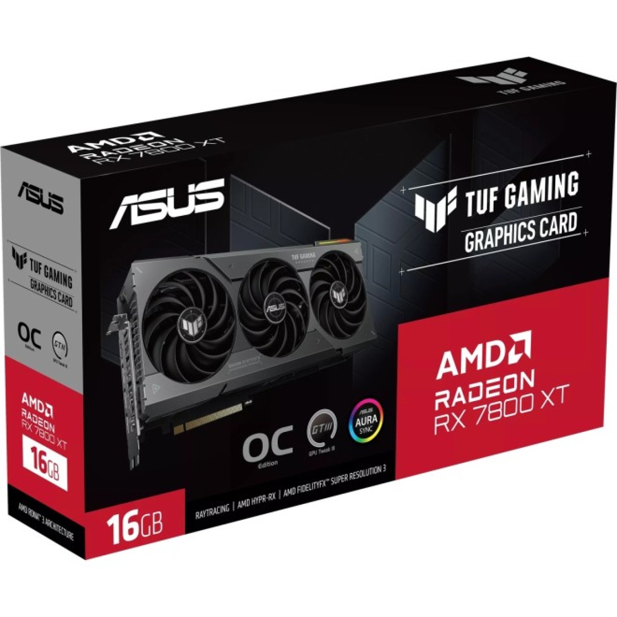 Видеокарта ASUS Radeon RX 7800 XT 16Gb TUF GAMING OC (TUF-RX7800XT-O16G-GAMING) 98_98.jpg - фото 9