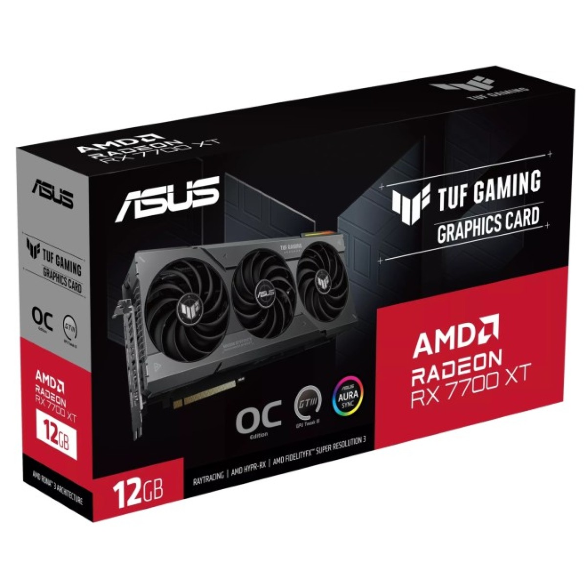 Відеокарта ASUS Radeon RX 7700 XT 12Gb TUF OC GAMING (TUF-RX7700XT-O12G-GAMING) 98_98.jpg - фото 12