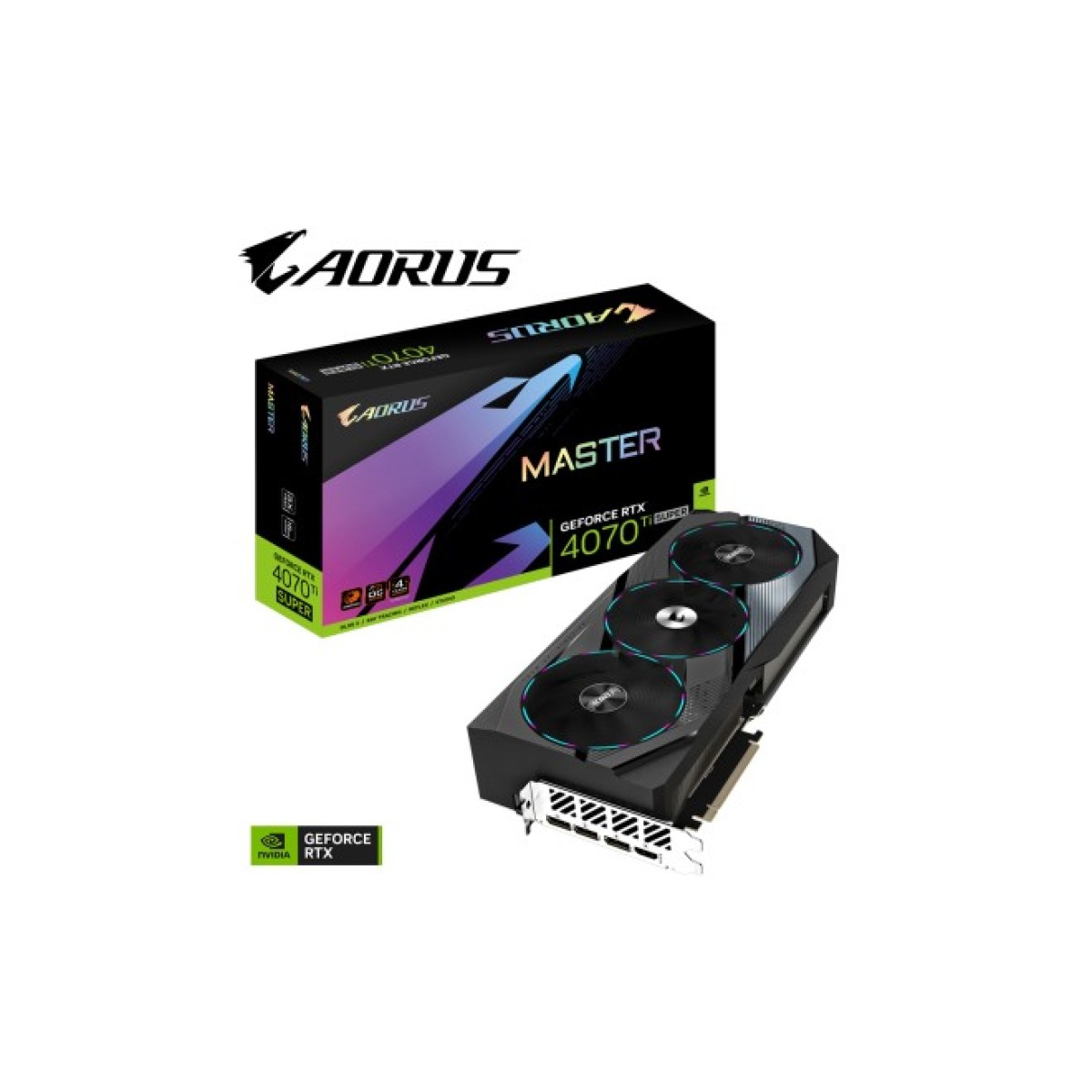 Відеокарта GIGABYTE GeForce RTX4070Ti SUPER 16Gb AORUS MASTER (GV-N407TSAORUS M-16GD) 98_98.jpg - фото 5