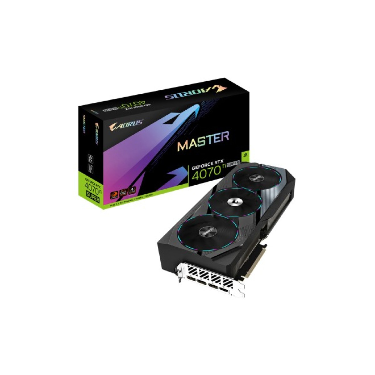 Відеокарта GIGABYTE GeForce RTX4070Ti SUPER 16Gb AORUS MASTER (GV-N407TSAORUS M-16GD) 98_98.jpg - фото 8