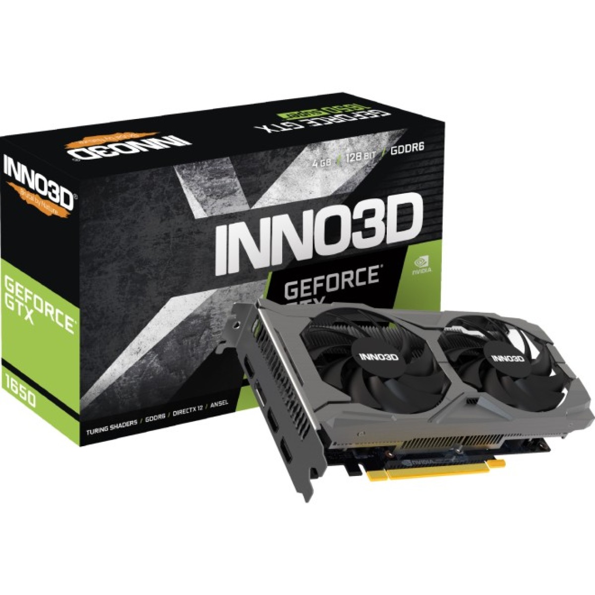 Видеокарта Inno3D GeForce GTX1650 4096Mb Twin X2 OC (N16502-04D6X-171330N) 98_98.jpg - фото 5