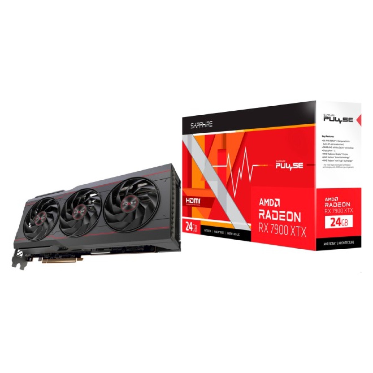 Видеокарта Sapphire Radeon RX 7900 XTX 24GB PULSE (11322-02-20G) 98_98.jpg - фото 4