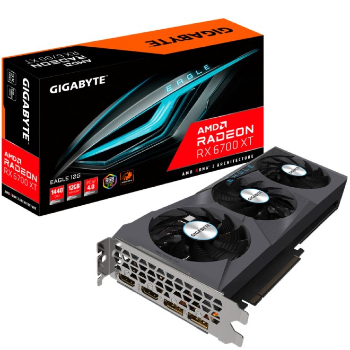 Видеокарта GIGABYTE Radeon RX 6700 XT 12Gb EAGLE (GV-R67XTEAGLE-12GD) 98_98.jpg - фото 1