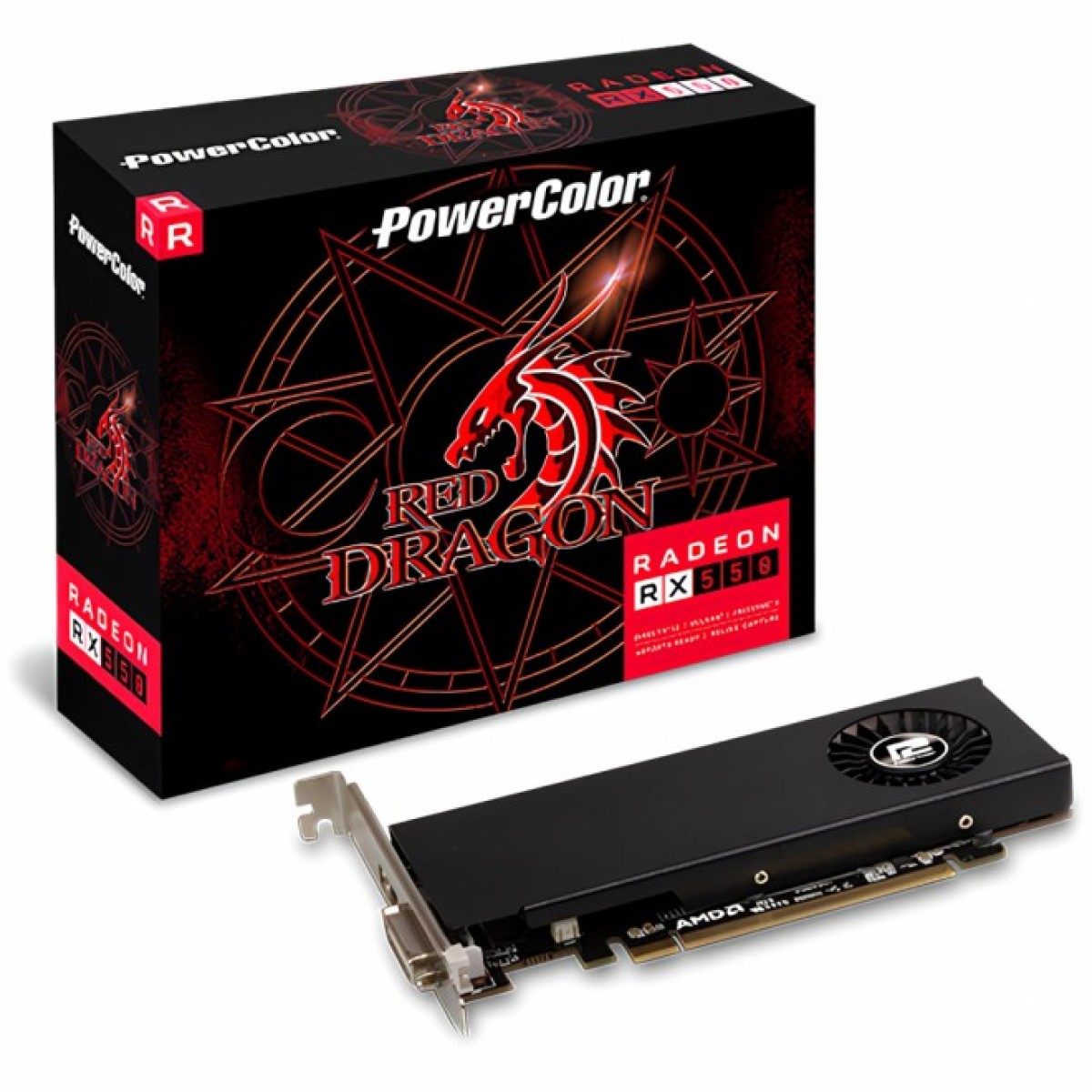 Відеокарта Radeon RX 550 4Gb PowerColor (AXRX 550 4GBD5-HLE) 98_98.jpg - фото 1