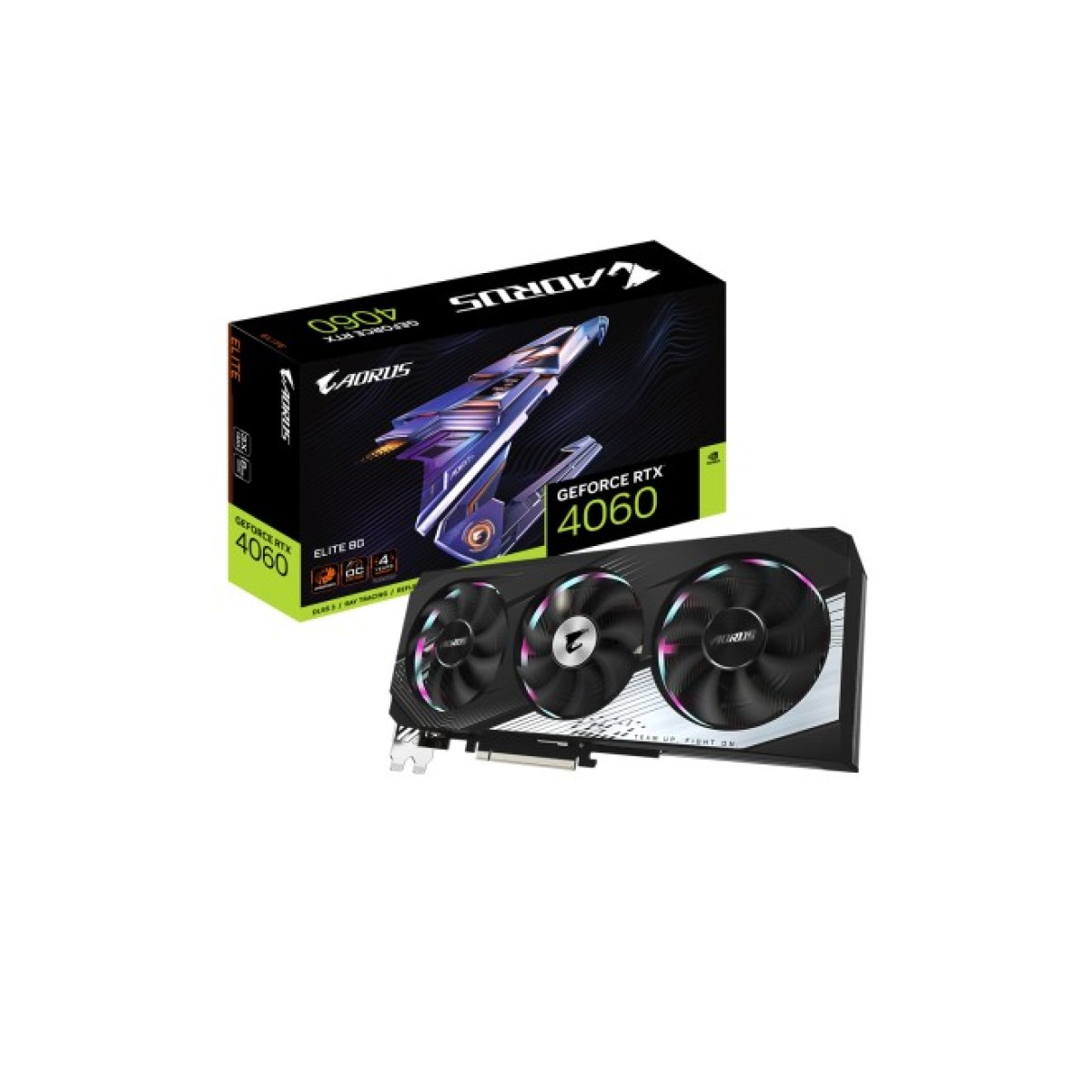 Відеокарта GIGABYTE GeForce RTX4060 8Gb AORUS ELITE (GV-N4060AORUS E-8GD) 98_98.jpg - фото 2