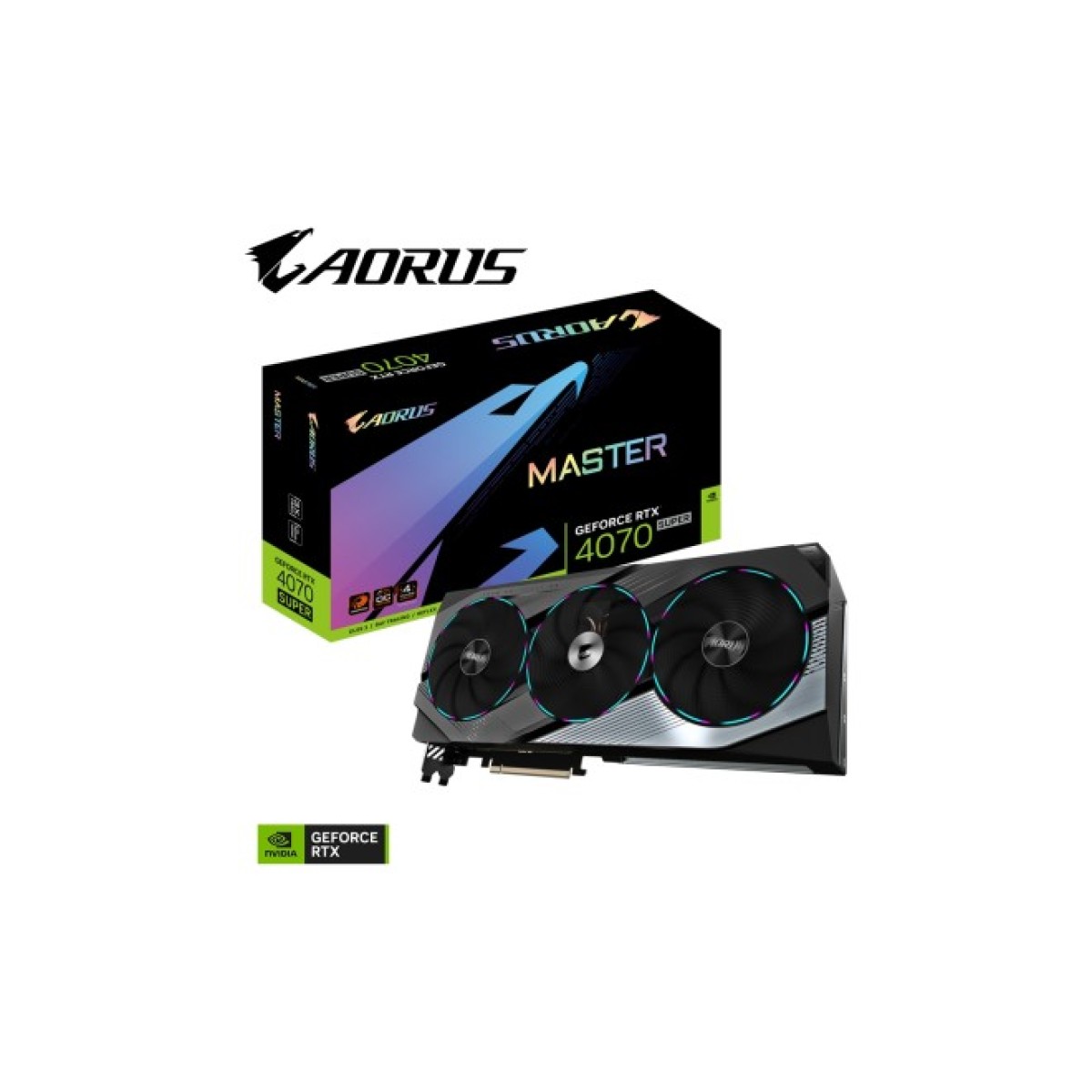 Видеокарта GIGABYTE GeForce RTX4070 SUPER 12Gb AORUS MASTER (GV-N407SAORUS M-12GD) 98_98.jpg - фото 10