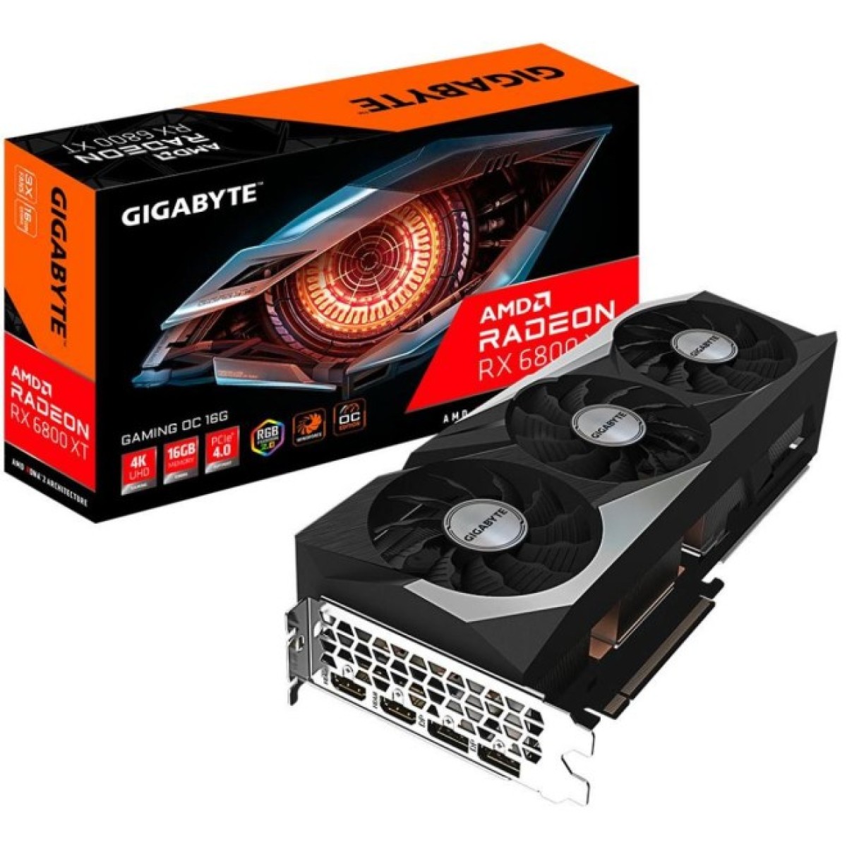 Відеокарта GIGABYTE Radeon RX 6800 XT 16Gb GAMING OC (GV-R68XTGAMING OC-16GD) 98_98.jpg - фото 1