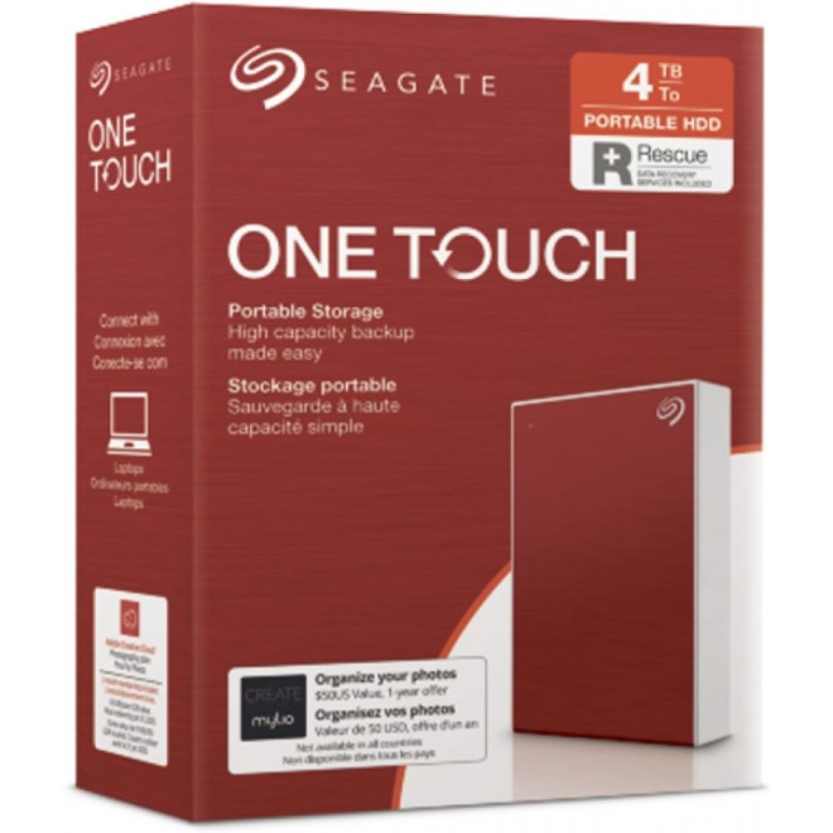 Зовнішній жорсткий диск 2.5" 4TB One Touch USB 3.2 Seagate (STKC4000403) 98_98.jpg - фото 7