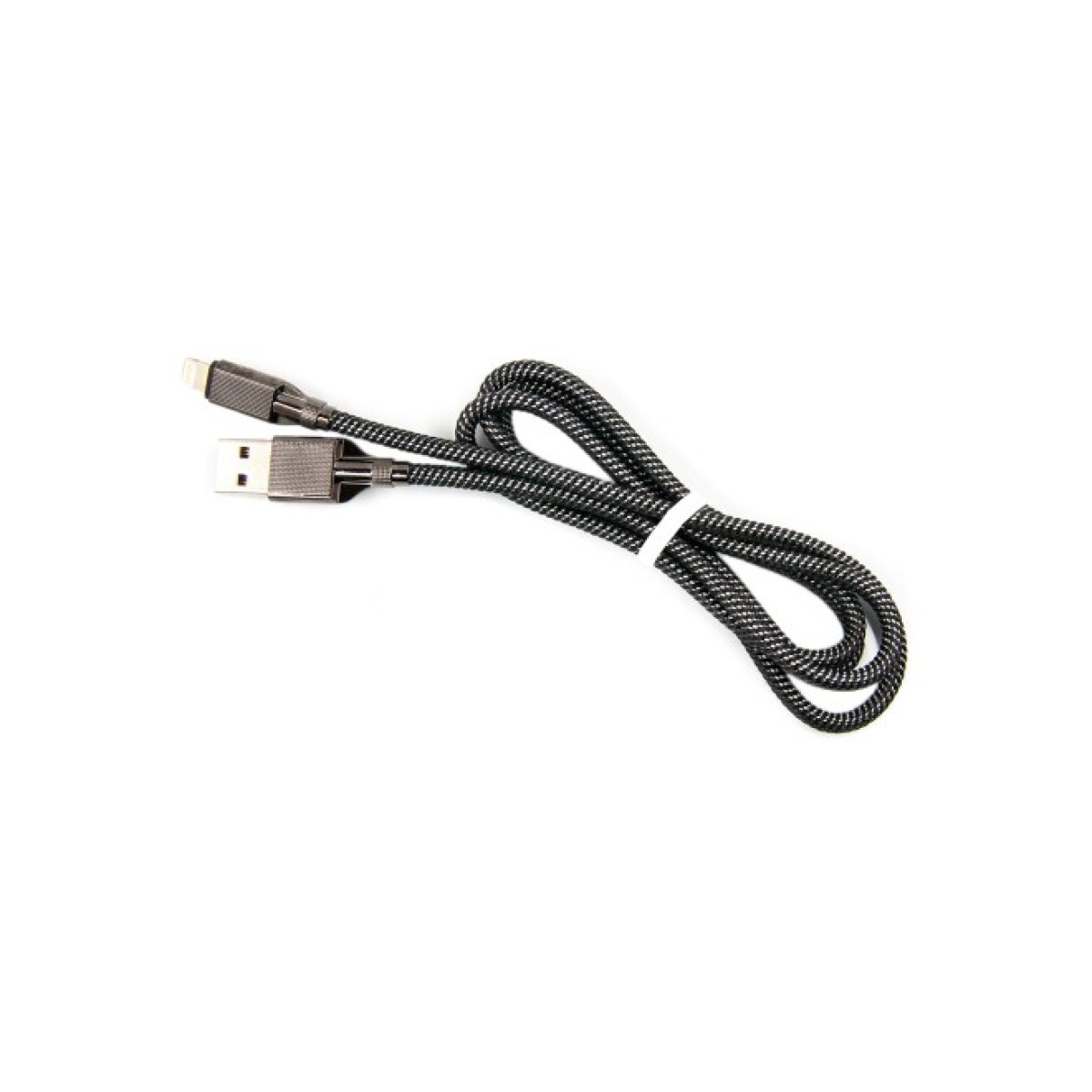 Дата кабель USB 3.0 AM to Lightning 1.0m 4A black Dengos (NTK-L-KPR-USB3-BLACK) 98_98.jpg - фото 2