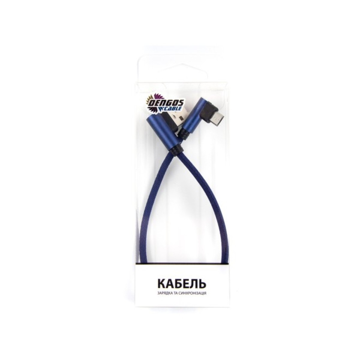 Дата кабель USB 2.0 AM to Micro 5P 0.25m blue Dengos (NTK-M-UG-SHRT-SET-BLUE) 98_98.jpg - фото 2