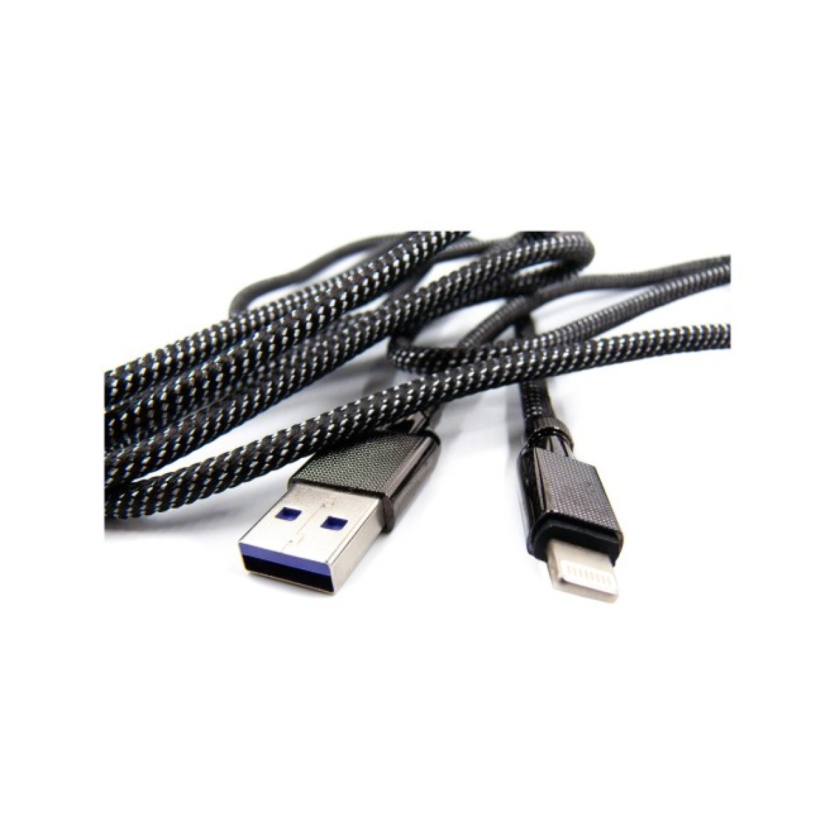 Дата кабель USB 3.0 AM to Lightning 1.0m 4A black Dengos (NTK-L-KPR-USB3-BLACK) 98_98.jpg - фото 4