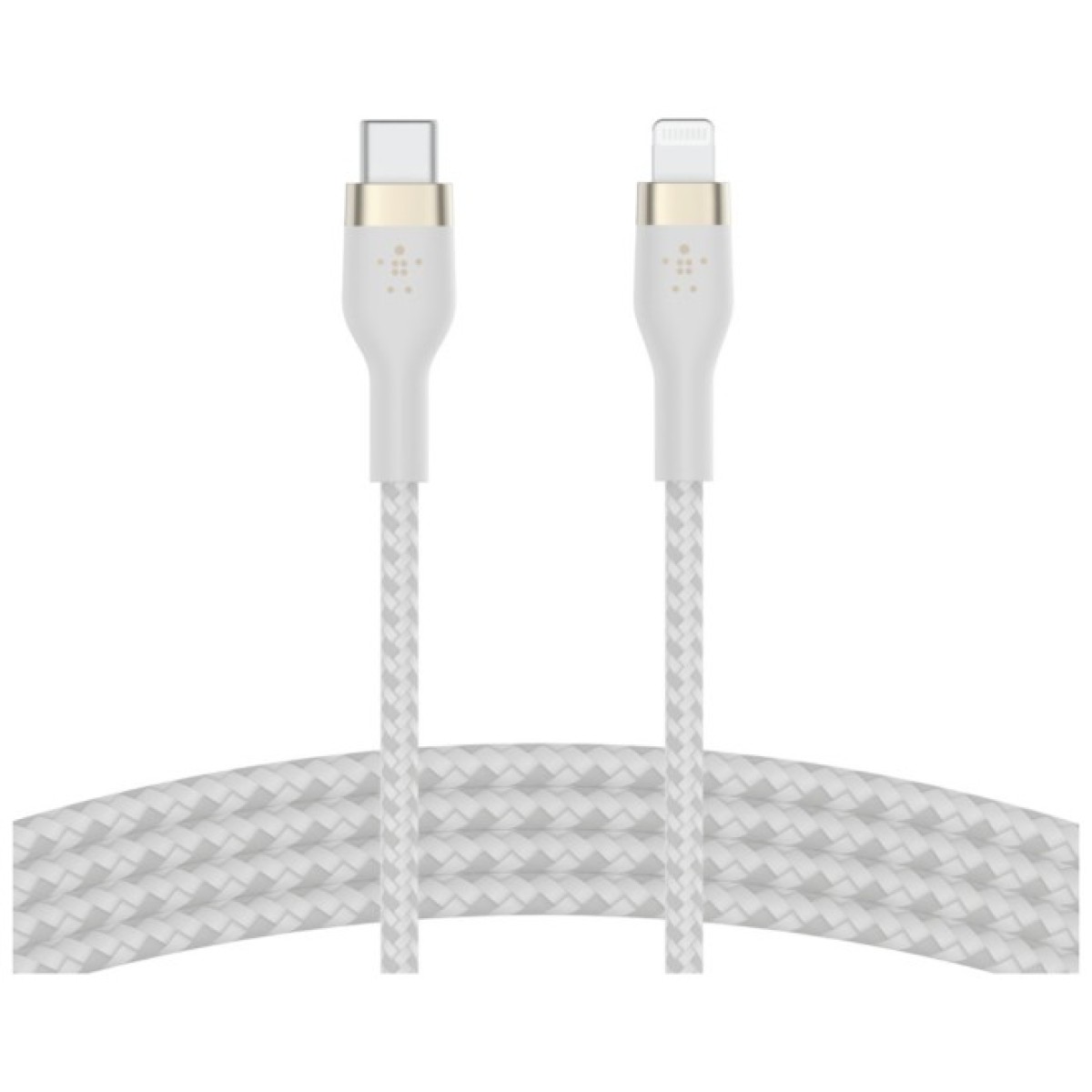 Дата кабель USB-С to Lightning 1.0m BRAIDED SILICONE white Belkin (CAA011BT1MWH) 256_256.jpg